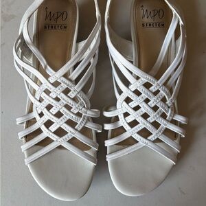 Impo Women's Elegant White Sandals